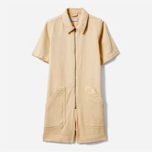 NWT Everlane Denim Shorts Jumpsuit.